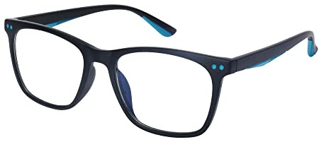 SooGree Blue Light Glasses Kids Girls Boys Computer Gaming Anti Blue Ray Age 6-10 TR90 Frame Unbreakable Eyeglasses Black and Blue