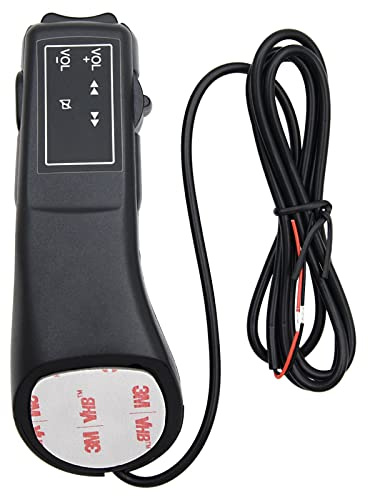 KAOLALI Télécommande Volant Universelle Telecommande Autoradio Bouton de Volant, Autoradio Téléphoniques Voiture, DVD GPS Multimédia Navigation 2 Din Télécommande