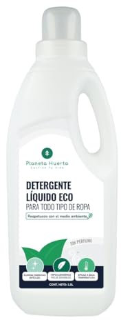 PLANETA HUERTO | Detergente Líquido Ecológico Sin Perfume 1.5L - Detergente Líquido Ropa Limpieza Profunda y Natural para Todo Tipo de Ropa - Detergente Ropa Biodegradable y Eficaz a Baja Temperatura