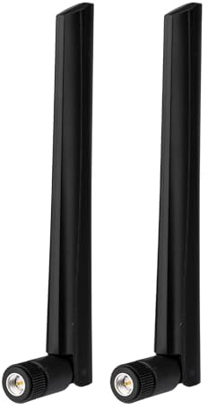 Eightwood 5G 4G LTE GSM 3G Antenna Wide Band Omnidirectional SMA Male Antenna 2-Pack for CPE Router Mobile Hotspot Wireless Home Phone Modem Cellular Trail Camera