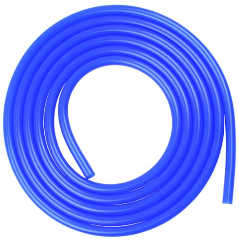 4mm Innendurchmesser Silikon Schlauch 3m Hochtemperatur Silikon Vakuumschlauch für Fahrzeugkühler Hochtemperatur Silikonschlauch 9mm Außendurchmesser (blau-4mm)