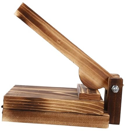 VINTORKY 1 Stk Knödelverpackung Panetonne Tortilla Hersteller Von Knödeldeckeln Maker Wraper Knödelmaschine Drücken Sie Knödelhautteigpresse Cutter Holz Rotieren Haushalt