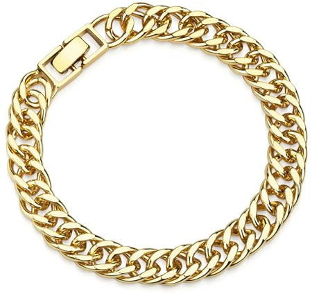 DJADEE Damen Armband Gold vergoldet 750er Gold 18 Karat Wasserfest Damenarmband Damen Armband Ultimate hochwertig vergoldet 18K gestempelt