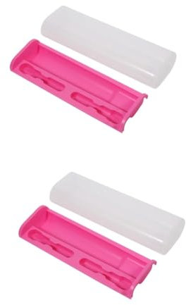 Healvian 2 Stücke Halten Sie Ihre Elektrische Zahnbürste Reise Zahnbürste Fall Für 2 Pinsel Pinsel Kompakte Lagerung Box