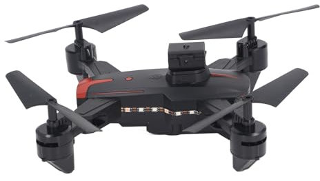 Drohne mit Kameras, 4K HD 2,4 G WiFi RC Drohne mit APP, Multifunktionaler Faltbarer Ferngesteuerter Quadrocopter für Erwachsene, Intelligenter Flug, Höhenhaltung, Schönheitsmodus