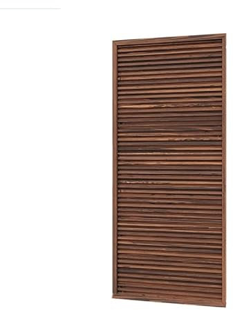 QUSYZD Brise-Vue en Bois, Panneaux décoratifs d'extérieur, clôture de séparation épissable autoportante pour terrasse, Balcon, Patio, marron-60x120cm-B,Brown-60x120cm-B