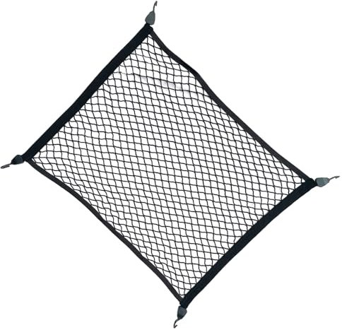 Vitsrisea Rete per bagagliaio per auto, rete di stoccaggio stabile in rete, altamente elastica e resistente all'usura, organizer multifunzione per una sicurezza del carico nel veicolo