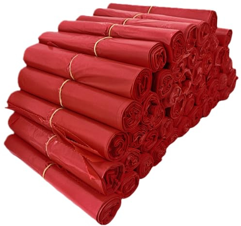 Bolsas de Basura Rojas 30L (1000 unidades) – Alta Resistencia para Cubos Pequeños y Papeleras