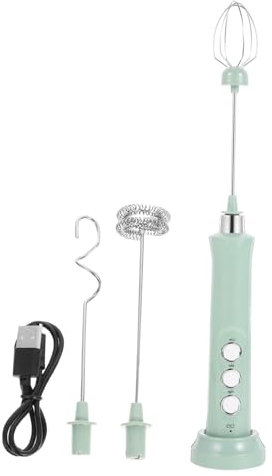Ciieeo Elektrischer Milchaufschäumer Handgerät Wiederaufladbarer Schneebesenmixer Mini Kaffeerührer Batteriebetriebener Getränkemixer Tragbarer Tauchsieder Für Milch Und Getränke