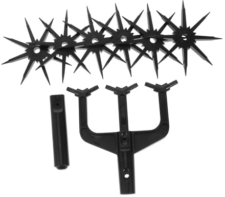 TOYANDONA Cultivateur Rotatif Manuel pour Jardin Pelouse Léger, Outil De Décompactage du Sol Griffes en Plastique, Outil De Travail du Sol pour Culture Et Entretien Jardin