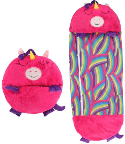 Discoball Sacs de couchage pour enfants, garçons et filles - Sac de couchage en peluche pour la maternelle, les voyages, le camping, la garderie (130 x 50 cm)