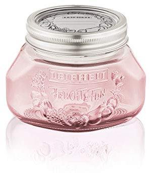 Leifheit 36317 Bocal, Verre, Rose, 12.5 x 9 x 9.5 cm