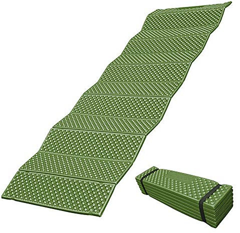 Lixada 190x57cm Camping-Matte Ultraleicht Schaumstoff Sitzfaltbar Strandmatte Picknickmatte Isomatte Outdoor-Matratze