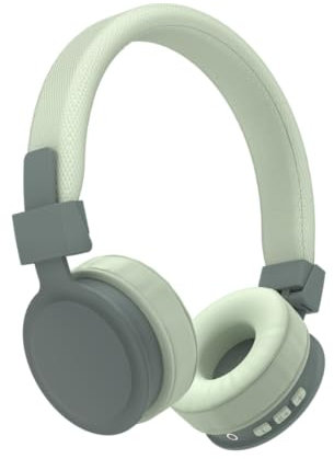 Hama Bluetooth Kopfhörer On-Ear (kabelloses Headset zum Telefonieren, Ohrhörer mit Mikrofon für 8h Gesprächszeit, Faltbare Stereo Headphones gepolstert, größenverstellbar) grün Freedom Lit