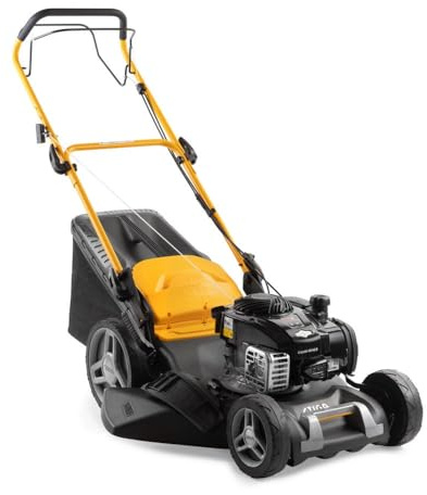 STIGA Combi 48 SQ B Rasaerba a trazione 140cc, motore Briggs & Stratton, 46cm, funzione 4 in 1, sacco da 60L, regolazione altezza 6 posizioni