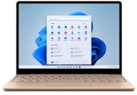 Microsoft Surface Laptop Go 2 (Windows 11, écran tactile 12,4, Intel Core i5, 8 Go RAM, 256 Go SSD, clavier AZERTY français) - Sable - L'ordinateur portable Surface le plus léger