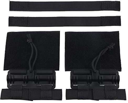 2pcs Quick Release Buckle Set Nylon Portable Outdoor Quick Detach Buckle Set Für Plattenträger(Schwarz) Verstellbarer Outdoor Stoff Buckle