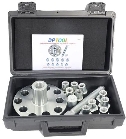 DPTOOL 205-857 Halbwellen-Entferner, Radnaben-Achsabzieher, kompatibel mit Land Rover | Radnabe Achsenabzieher Set mit M12 M14 Antragsteller