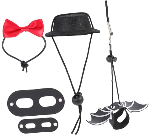 Angoily Haustier Reptil Walking Leine Fliege Hut Liefert Outdoor Leine Kit Hut Dekorationen