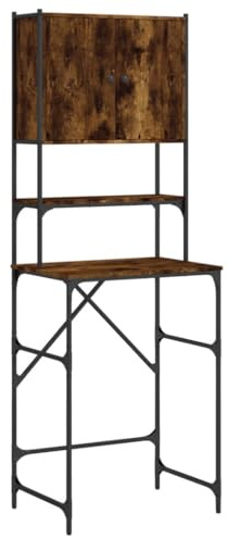 vidaXL Waschmaschinenschrank Räuchereiche 68x48,5x194 cm