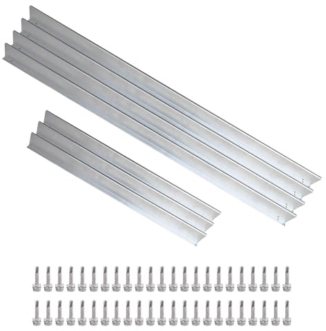 Zadery Heavy Duty Garage Door Support Reinforcement Strut Kit for 16FT Garage Door, U-Bar Support Bracket