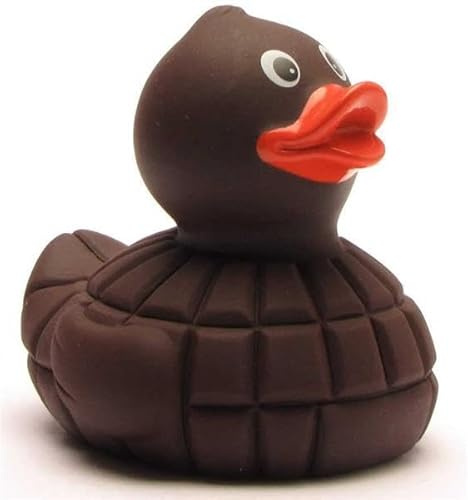 Canard de bain au chocolat I L 8,5 cm I Canard de bain I Cadeau pour les gourmands I