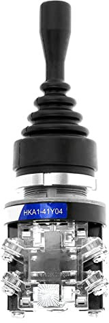 Baxnore 4 Position Joystick Controller, 4NO Joystick Switch, Multi Position Controller, Heavy Duty Control Switch Replacement for Contactor Relays