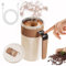 OPSLEA Self Stirring Mug, Rechargeable Magnetic Automatic Mixing Cup with LCD Thermometer for Coffee Tea Hot Chocolate (Coffee)