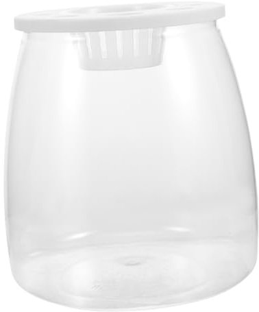 BESPORTBLE Transparenter Plastikfischglas Für Aquarium Klare Fischzuchtbox Tragbares Goldfischglas Plastikfischtank Fischglasbehälter Durchsichtiger Fischhalter Kleine Fischglasanlage