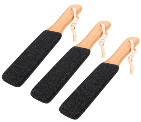 EXQUIMEUBLE 3piezas Limas De Pómez Para Pies Exfoliantes Portátiles Removedores De Piel Muerta y Callos Herramienta Para Suavizar Los Pies Casa