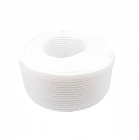 Manicotto di protezione del filo di plastica, Tubo corrugato isolato, tubo flessibile, tubo flessibile filettato(White,18mm)