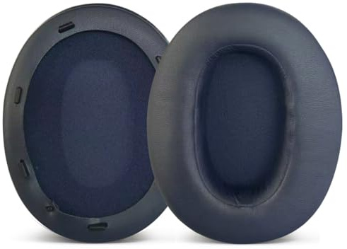 UOWGA Headphones Replacement Ear Pads for Sony wh-xb910n Extra Bass Headphones, Ear Pads with Soft Protein Leather, Noise Cancelling Foam(Blue)