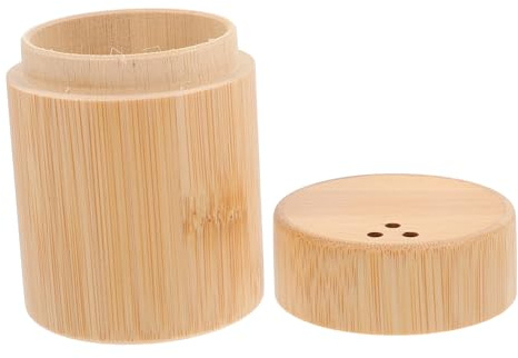 Healifty Stuzzicadenti in Bamboo Dispenser Compatto e Robusto con capacità Contenitore e Ristorante Design Vintage e