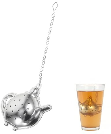 Pot-Shaped Tea Infuser, Stainless Steel Loose Leaf Infuser and Tea Strainer Ball, Great for Pots Mugs Brewing, Reusable Leaf Strainer Great for Daily Brewing at Home Office or Travel 1PC