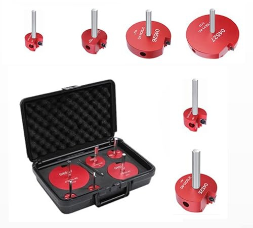 HEIBTENY Kit de escariador de tubo de PVC de aleación de aluminio con vástago hexagonal de 1/4 pulgadas, para tubos de PVC CPVC ABS de 3/4 a 4 pulgadas, para quitar accesorios viejos y extremos de