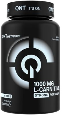 QNT Maxi L-Carnitine 1000 mg (90 Tabs) Unflavored - Kost & viktkontroll - L-karnitin