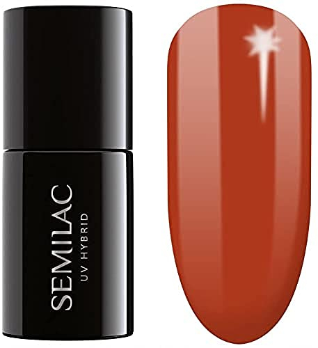 Semilac UV Nagellack Hybrid 402 Spicy Pumpkin 7ml Kollektion Tastes of Fall