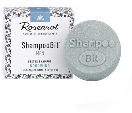 Rosenrot Festes ShampooBit®, MEN Nordwind, 60g