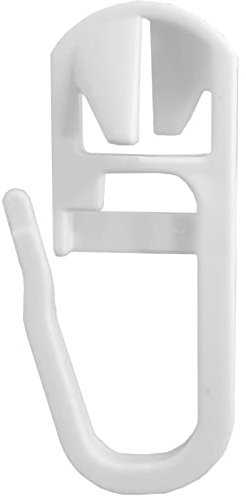 Bestgoodies 80 feltrini a scatto per tende e binari interni in plastica, 100% plastica, ganci pieghevoli in diversi modelli