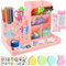 TWBEST Schreibtisch Organizer, 5 Stück Frei Kombinierbarer Stiftebox Kinder aus Plastik,Multifunktionaler Stifthalter/Stiftköcher, für Stifte Büro Zuhause Schule