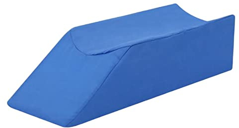 Amagogo Beinerhöhungskissen, Beinkissen, Schaumstoffkissen mit Hoher Dichte, Erhöhter, Knie, Knöchel, Beinstütze, Aufzug für Verletzungen, Blau 60x20x15cm
