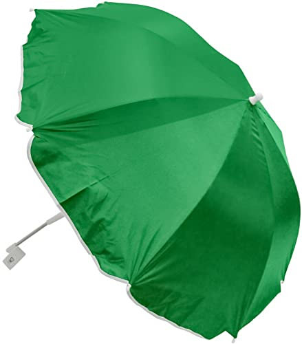 Rammento LARGE Tilting Parasol Umbrella Clamp-on Beach Chair Sunshade With UV Protection'