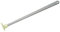 Fackelmann 33012 Racloir fond de pot, racloir manche long, racloir, Silicone, Plastique, Gris, Vert pâle, 23 x 1,4 x 2,3 cm