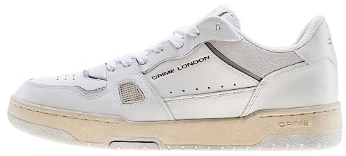 Crime London Sneakers Uomo off Court Bianche - 42, Bianco