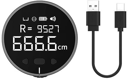 DollaTek 8 en 1 Règle électronique Affichage LCD Télémètre Outil de Mesure de Longueur Portable de Haute précision pour Les mesures de Courbes Planes