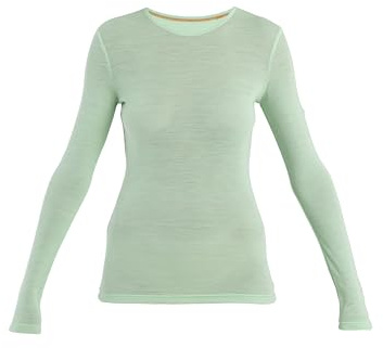 Icebreaker Damen 175 Everyday 175 Everyday Cold Weather Thermo-T-Shirt mit Rundhalsausschnitt, langärmelig