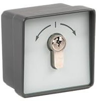 AMZ 1-2T/1, Schlüsselschalter mit PHZ, Zinkgrau/Anthrazit