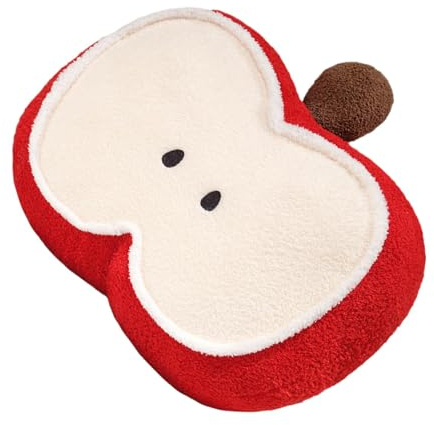 Nybhyjka Fruit Shaped Throw Pillows, Plush Fruit Pillows - Cute Plush Fruit Toy Hugs - Cute Box Size Lumbar Column