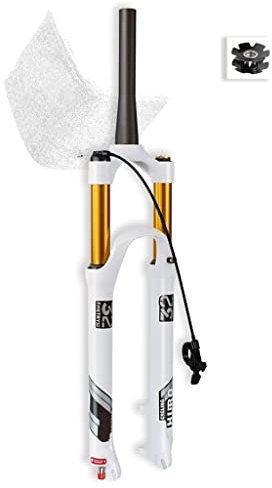 AADDFDD Forcella Anteriore ad Aria per MTB VPPV da 26, 27,5 e 29 Pollici, Controllo della Spalla in Lega di Alluminio Ultraleggero da 1-1/8, Ammortizzatore per Bicicletta da 140 mm (Color