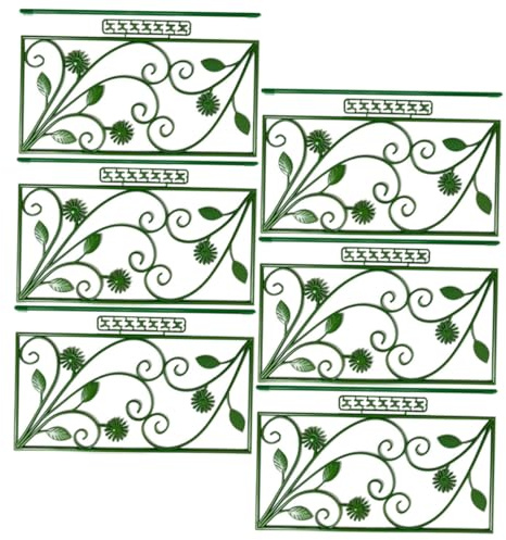UPKOCH 6pezzi Traliccio da Giardino per Piante Rampicanti Supporti Decorativi in Ciottoli Forniture da Giardino Riutilizzabili Adatto Patio Prato e Cortile Supporto Facile da Installare p